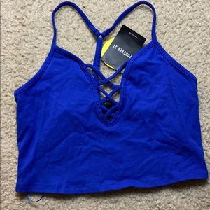 Royal Blue Crop Top. Size... Small: Small .